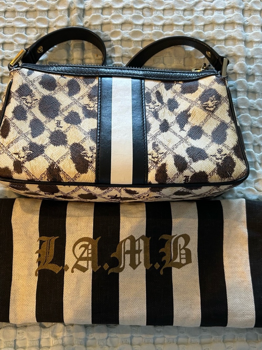 L.A.M.B. Mama Cheetah Icon Print Small Shoulder Bag